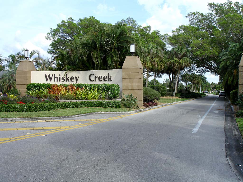 Whiskey Creek Signage